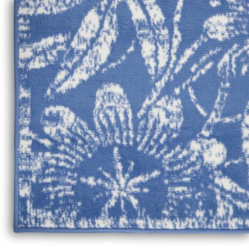 Nourison Whimsicle Floral Blue 8'4" x 11'6" Area Rug, Easy Cleaning, Non Shedding, Bed Room, Living Room, Dining Room, Kitchen (8x12) - Image 6