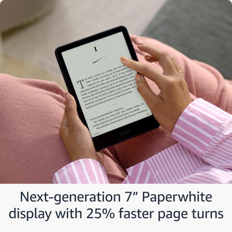 All-new Amazon Kindle Paperwhite (16 GB) – Our fastest Kindle ever, with new 7" glare-free display and weeks of battery life – Raspberry - Image 7