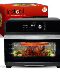 Instant Pot Omni 19QT/18L Toaster Oven Air Fryer, 7-in-1 Functions, Fits 12" Pizza, Crisps, Broils, Bakes, Roasts, Toasts, Warms, Convection, 100+ In-App Recipes, from the Makers of Instant Pot, Black