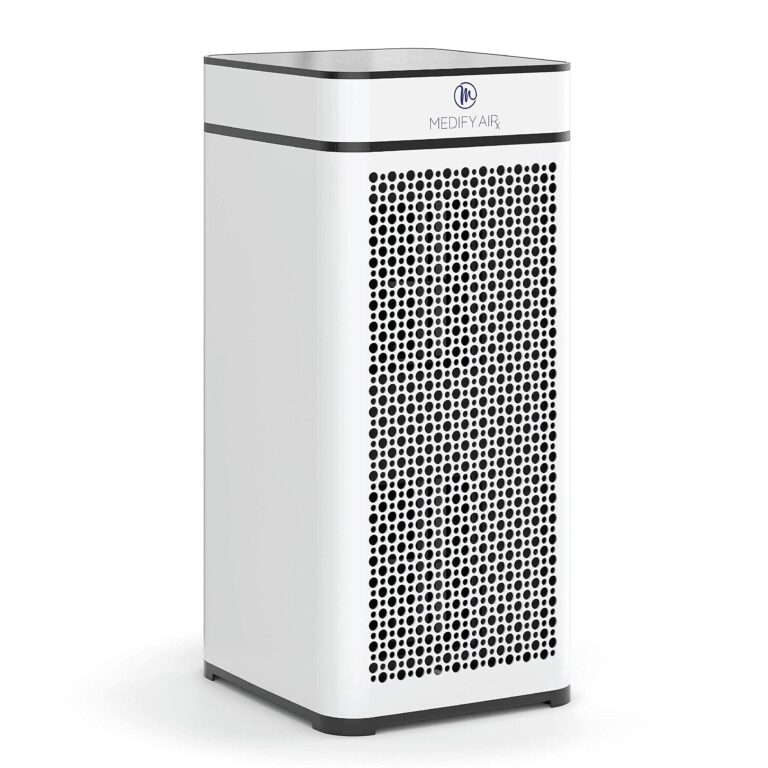 Medify MA-40 Air Purifier with True HEPA H13 Filter | 1,793 ft² Coverage in 1hr for Smoke, Wildfires, Odors, Pollen, Pets | Removal to 0.1 Microns | White, 1-Pack