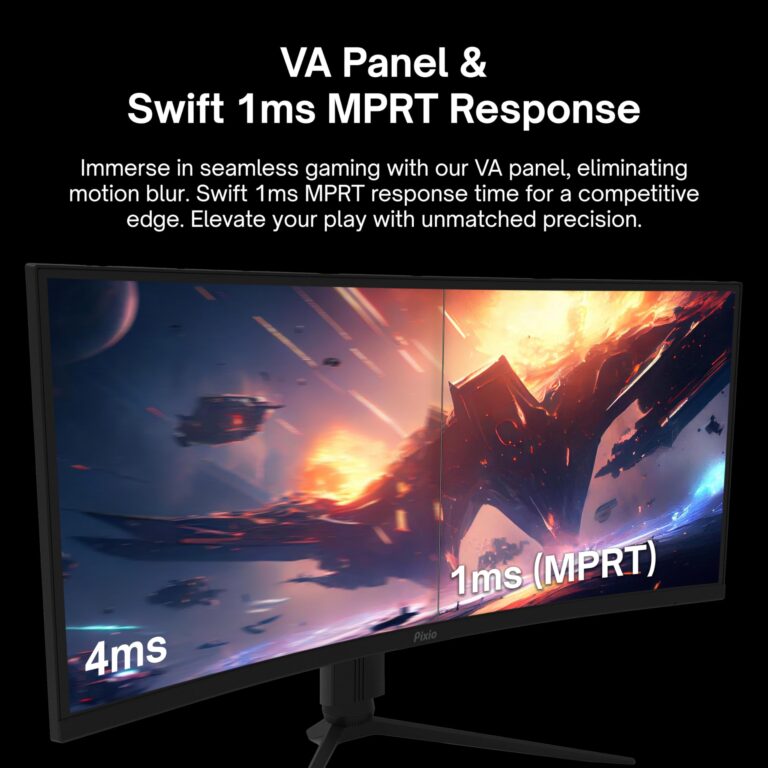 Pixio PXC325 32 inch 165Hz Refresh Rate FHD 1080p Resolution 1500R Curve VA Panel 1ms Response Time Adaptive Sync HDR Curved Gaming Monitor - Image 5