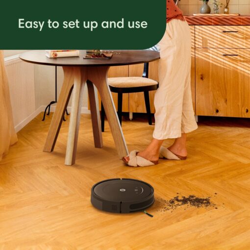 iRobot Roomba Vac Robot Vacuum (Q011) - Power-Lifting Suction, Quieter Cleaning Mode, Multi-Surface Cleaning, Cleans in Neat Rows, Easy to use, Self-Charging, Works with Alexa - Image 3