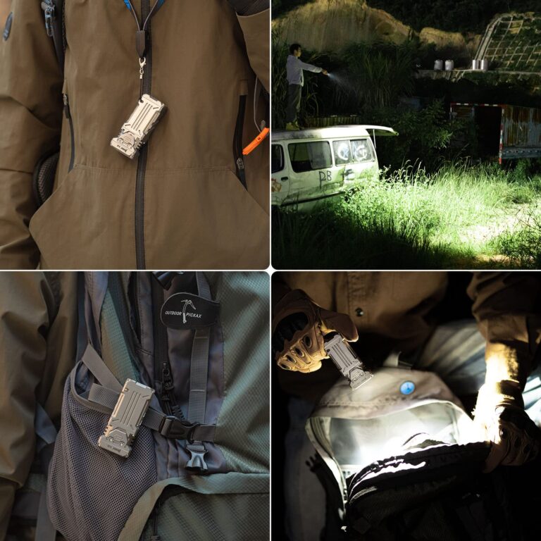 WUBEN X2 1,800 High Lumens Outdoor Pocket Flashlight 90+ High CRI, 175° Floodlighting Mini Rechargeable Flashlight for EDC, Camping, Night Walk, Emergency with 6 Light Modes, Type-C Charging Lanyard - Image 5