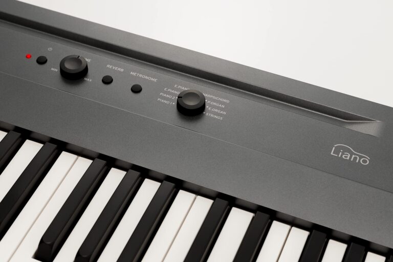 Korg Liano Portable 88-key Digital Piano w/ Semi-Weighted Keys, Bass Reflex Speakers and includes a Sustain Pedal & Power Adapter - Gray - Image 7
