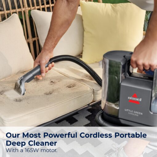 BISSELL® Little Green® Cordless Portable Deep Cleaner with 25V Lithium-Ion Battery & Battery-Boost Technology, 3682 - Image 7