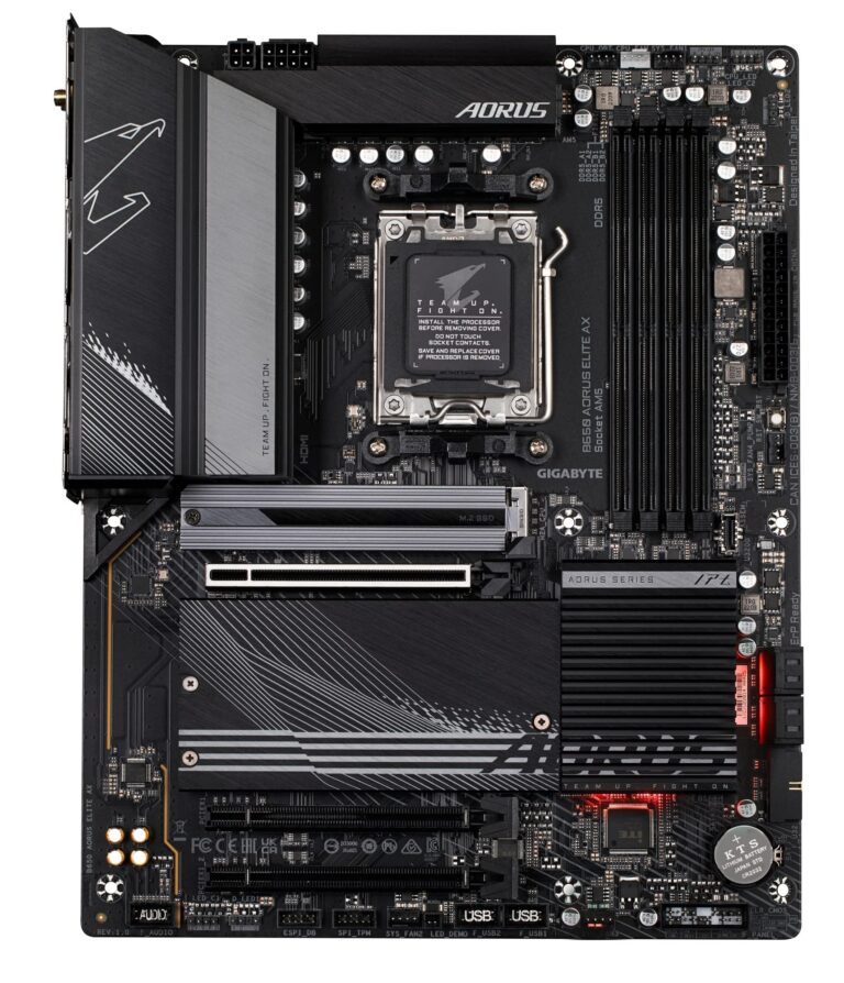 GIGABYTE B650 AORUS Elite AX AMD B650 ATX Motherboard with DDR5, PCIe 5.0, WiFi 6E, 5-Year Warranty - Image 5