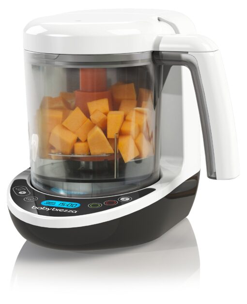 Baby Brezza Small Baby Food Maker Set – Cooker and Blender in One to Steam and Puree Baby Food for Pouches - Make Organic Food for Infants and Toddlers - Includes 3 Pouches and 3 Funnels - Image 5