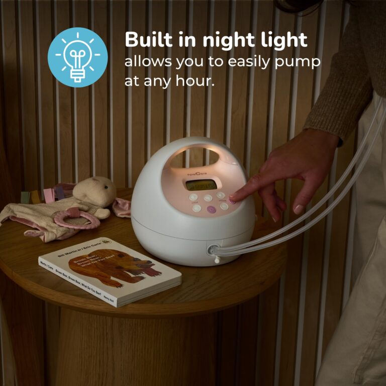 Spectra Baby S2 Plus Premier Electric Breast Pump with Grey Tote Premium Accessory Kit - 28 mm - Image 5