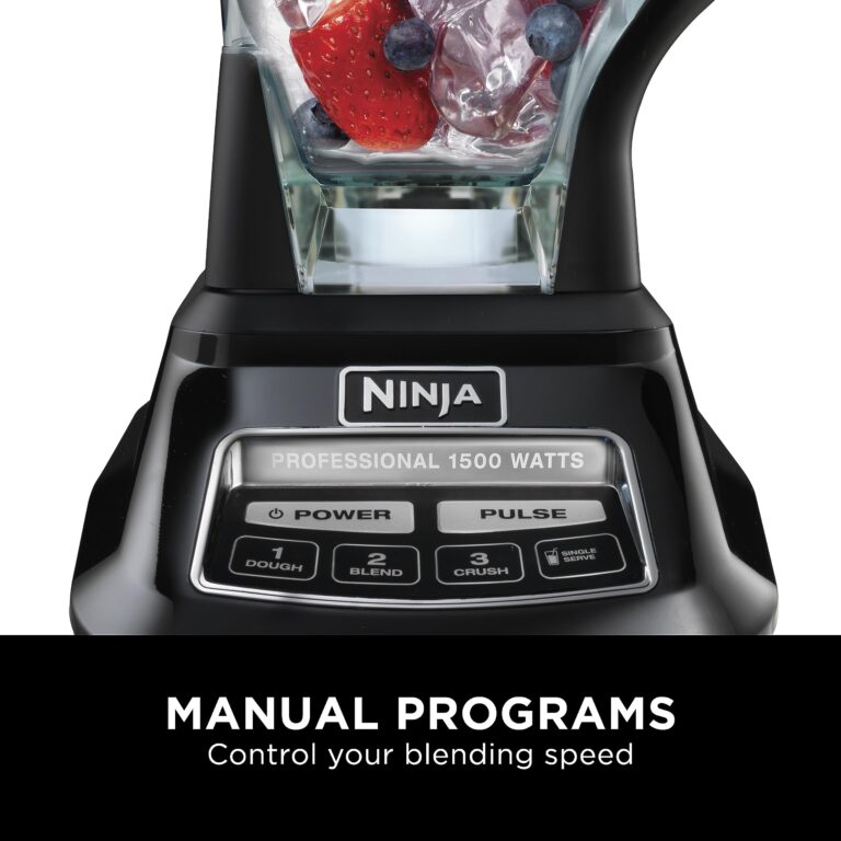 Ninja Blender, Mega Kitchen System, 1500W, 4 Functions for Smoothies, Processing, Dough, Drinks & More, with 72 Blender Pitcher, 64 Processor Bowl, 2 Nutri Cups + Lids, Black, BL770 - Image 4