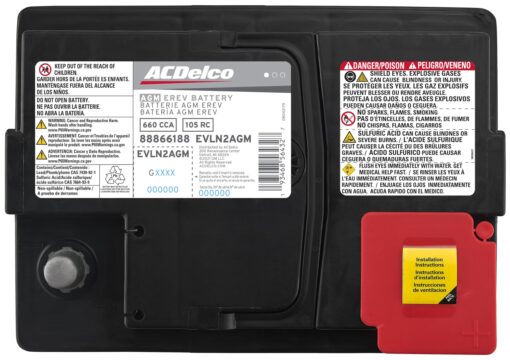 ACDelco Silver EVLN2AGM 24 Month Warranty EREV AGM BCI Group LN2 Battery - Image 3