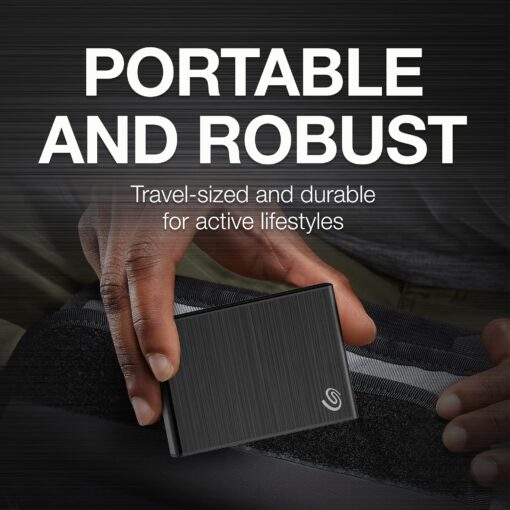 Seagate One Touch SSD 2TB External SSD Portable – Black, speeds up to 1030MB/s, 6mo Mylio Photo+ subscription, 6mo Dropbox Backup Plan​ and Rescue Services (STKG2000400) - Image 9