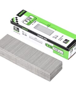 meite 18 Gauge Brad Nails, 1-1/2 Inch 18GA Brad Nails, 18G 304 Stainless Steel Small Finishing Nail Gun Nails for Pneumatic, Electric Brad Nailer Gun (10 Boxes)