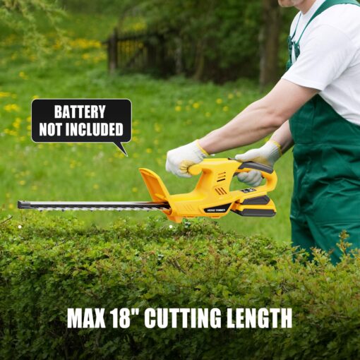 Cordless Hedge Trimmer+String Trimmer+Leaf Blower Combo Compatible with Dewalt 20v Max Battery(Tool Only), Cordless Weed Wacker & Shrub/Bush Trimmer & Electric Leaf Blowers for Lawn Care, Garden, Yard - Image 5