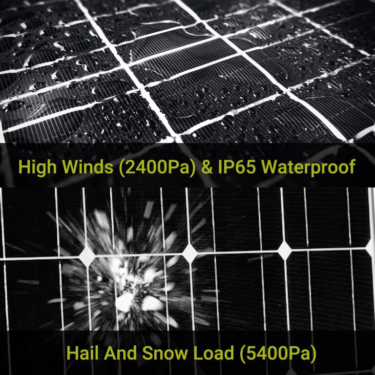 Newpowa 180W(Watt) Solar Panel12V Monocrystalline High Efficiency PV Module Off Grid for RV Trailer Camper Rooftop - Image 4