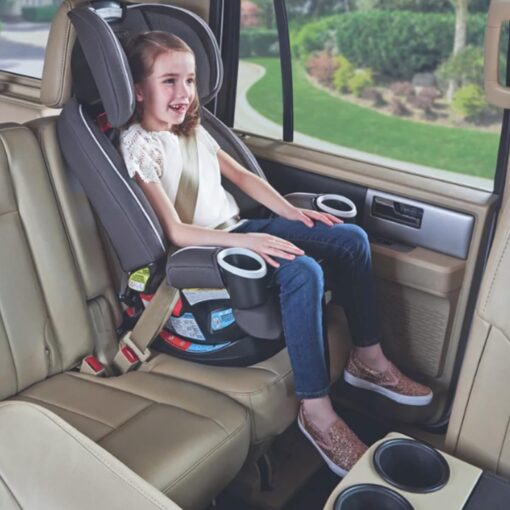 Graco 4Ever DLX 4-in-1 Car Seat, Grey, Infant to Toddler Car Seat, with 10 Years of Use, Rear-facing, Forward-facing and Booster Modes, Safe, Comfortable and Convenient - Image 9
