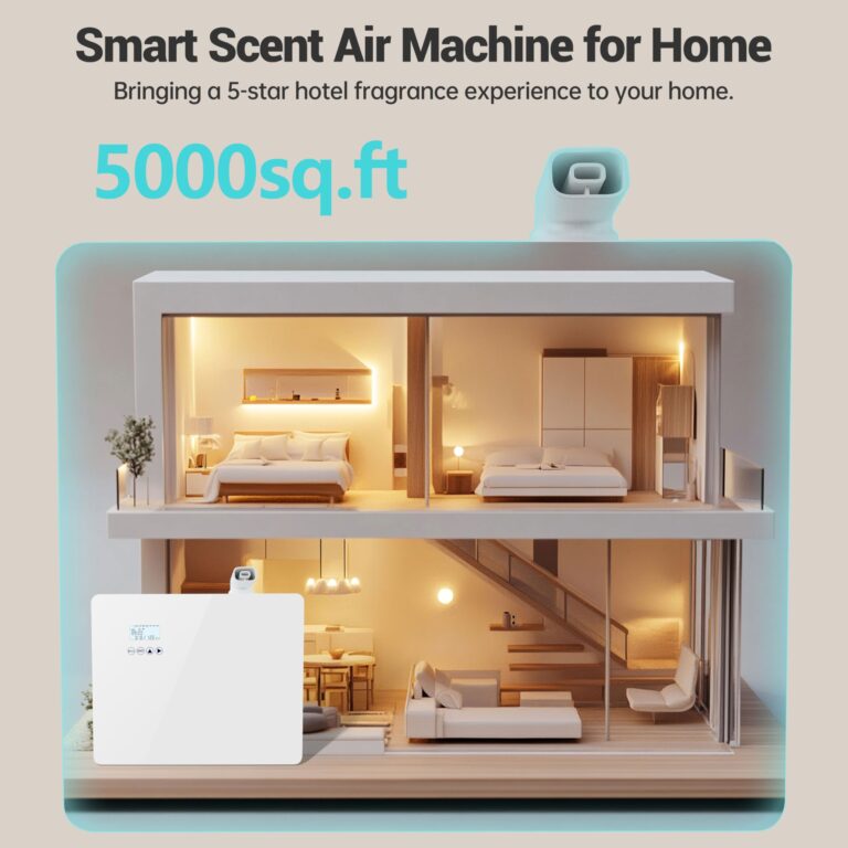 Smart Scent Air Machine for Home, 5000 Sq.Ft Coverage Waterlesss Essential Oil Diffuser with Cold Air Tech 1000ML Hotel Collection Difuser for Large Room, Hotel, Spa, Office - Image 7