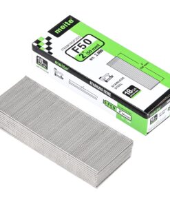 meite 18 Gauge Brad Nails, 2 Inch 18GA Brad Nails, 18G 304 Stainless Steel Small Finishing Nail Gun Nails for Pneumatic, Electric Brad Nailer Gun (1 Case)