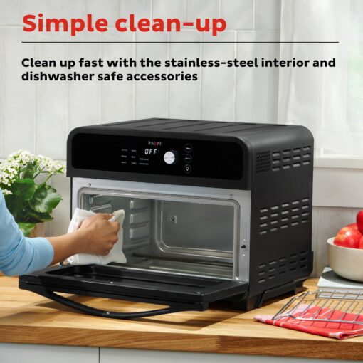 Instant Pot Omni 19QT/18L Toaster Oven Air Fryer, 7-in-1 Functions, Fits 12" Pizza, Crisps, Broils, Bakes, Roasts, Toasts, Warms, Convection, 100+ In-App Recipes, from the Makers of Instant Pot, Black - Image 3