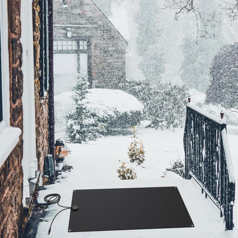 Miveda Snow Melting Mats Outdoor, Heated Snow Melting Mats with Timer, Non-Slip Rubber Heat Mats for Snow Ice, 11ft Power Cord, 110V Heated Outdoor Mats for Walkways, Driveways 30 * 48 - Image 2