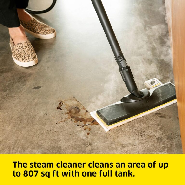 Kärcher Steam Cleaner, Multi Purpose, Power Steamer, Chemical-Free, 40 Sec Heat-Up, for Grout, Tile, Hard Floors, Appliances & More - SC 3 Easy Fix - Image 6