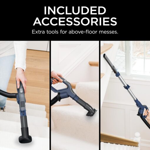 Shark Navigator Lift-Away ADV Upright Vacuum with HEPA Filter, Powerful Pet Hair Pickup, Advanced Swivel Steering, Lightweight Versatility, for Carpets & Hard Floors, Blue Jean, LA301 - Image 2