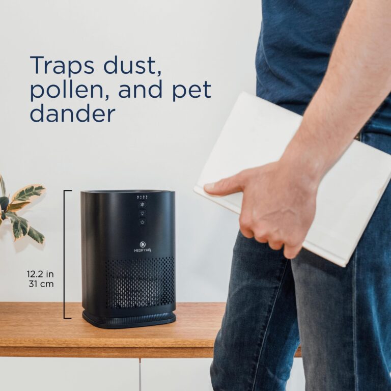 Medify MA-14 Air Purifier with True HEPA H13 Filter 428 ft² per Hour for Smoke, Odors, Pollen, Pets 99.9% Removal to 0.1 Microns Black, 2-Pack - Image 8
