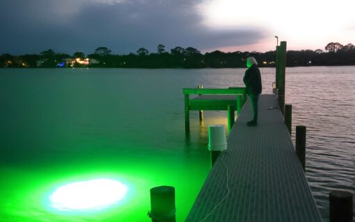 Green Blob Outdoors New Underwater Fishing Light for Docks with 30ft Cord, LED, Fish Attracting, Crappie, Snook 7500 Lumen 110V, Made in Texas - Image 8