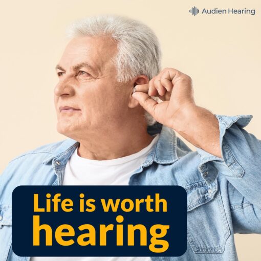 Audien ATOM 2 Wireless Rechargeable OTC Hearing Aid, Premium Comfort Design and Nearly Invisible - Image 3