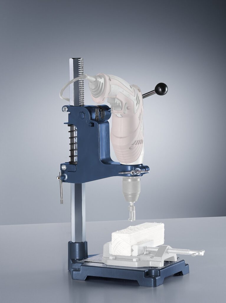 kwb 777800 Profi rig Machines with Euro-Neck Diameter 43 mm-for Exact Drilling and milling, Blue - Image 2