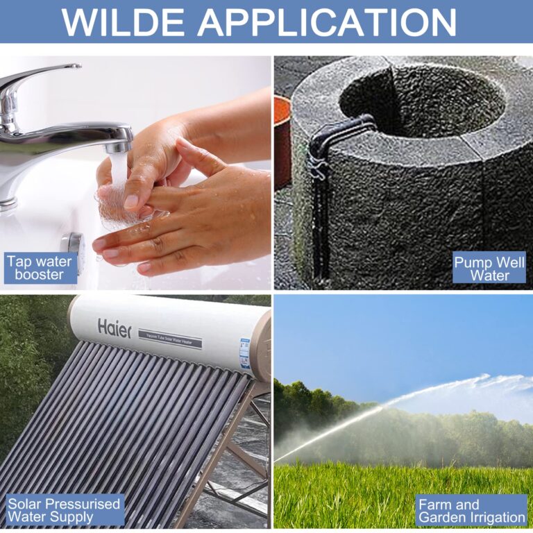 TDRSUPER 3/4 HP Shallow Well Pump with Smart Controller, 1056GPH, 110V, Stainless Steel Irrigation pump, Automatic Water Pressure Booster Pump for Home, Garden, Lawn, Sprinkler - Image 2
