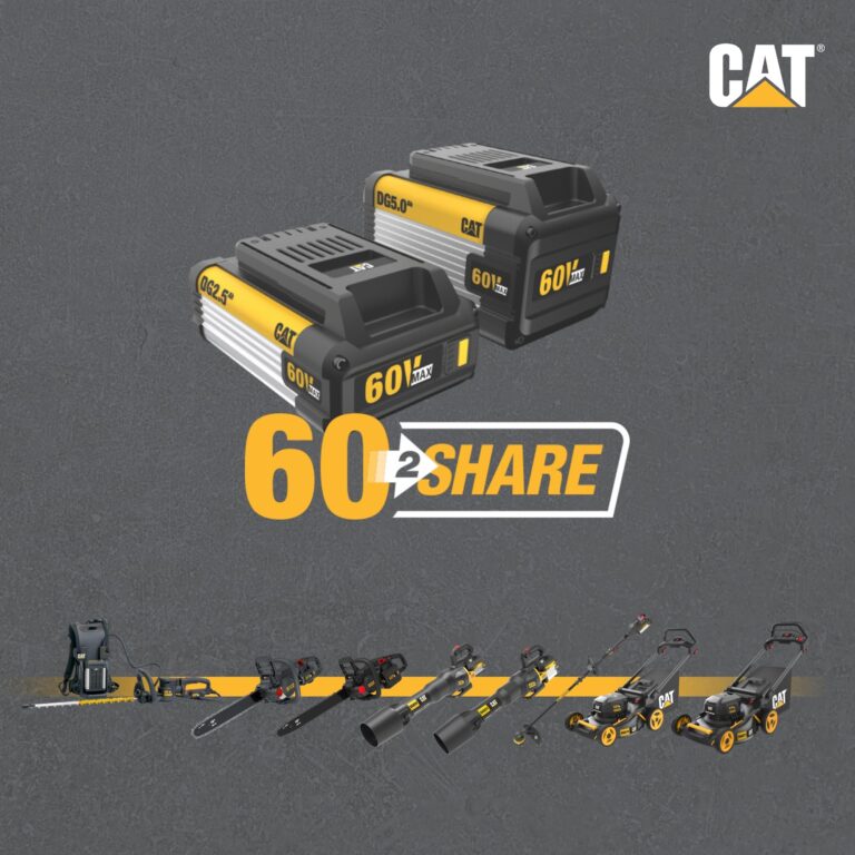 Cat DG610 60V 15” Brushless String Trimmer Cordless with Dual Line Bump Feed Head, Edger with Quick Line Load, Weed Trimmer with ECO Mode for Extended Runtime – Battery & Charger Included - Image 8