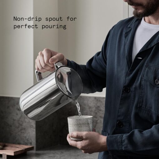 Aarke Kettle | Stainless Steel Hot Water Kettle | 360° Swivel Base | 1.2L / 5 Cups - Steel - Image 6