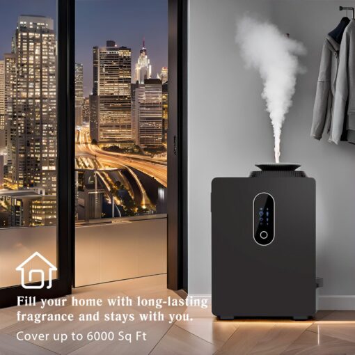 2025 Upgraded HVAC Scent Diffuser Machine 1000ML, Scent Air Machine with WiFi for Home, Hotel Diffuser Coverage 6000 Sq.Ft, Waterless Cold Air Aromatherapy Essential Oil Diffuser for Large Room - Image 8
