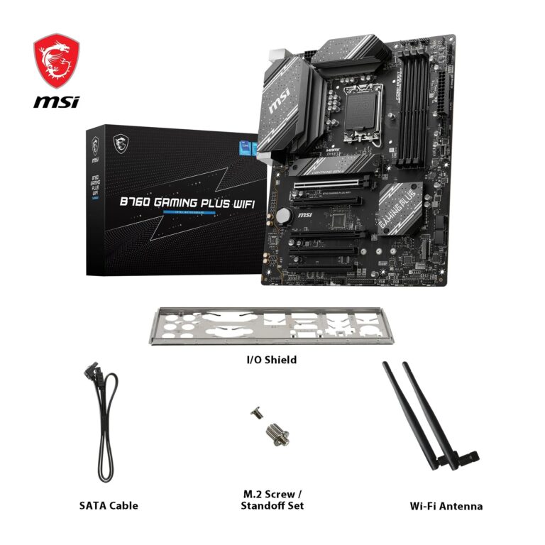 MSI B760 Gaming Plus WiFi Motherboard Intel B760 LGA 1700 ATX - Image 2