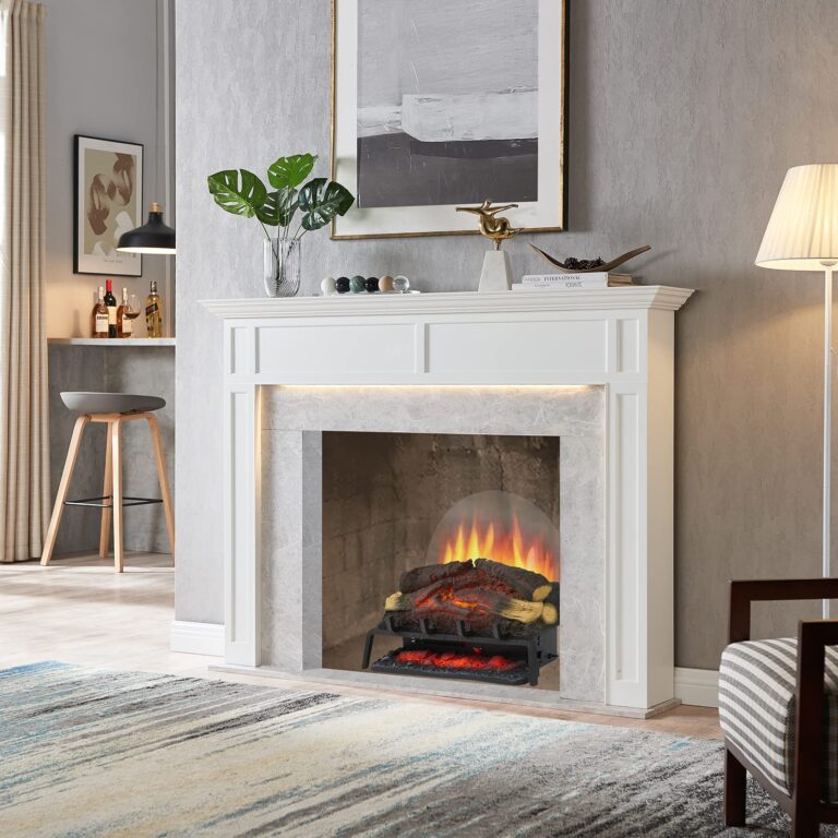 LegendFlame 25" W Free Standing Electric Fireplace Log Set (EF484), Fireplace Insert, Heater 750W/1500W, Crackling Sound, Remote Control… - Image 6