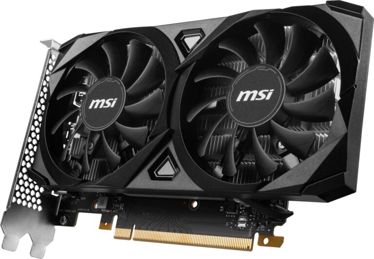MSI Gaming RTX 3050 Ventus 2X 6G OC Graphics Card (NVIDIA RTX 3050, 96-Bit, Boost Clock: 1492 MHz, 6GB GDDR6 14 Gbps, HDMI/DP, Ampere Architecture) - Image 4