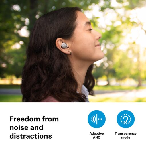 Sennheiser MOMENTUM True Wireless 4 Smart Earbuds with Bluetooth 5.4, Crystal-Clear Sound, Comfortable Design, 30-Hour Battery Life, Adaptive ANC, LE Audio and Auracast - Black Copper - Image 6