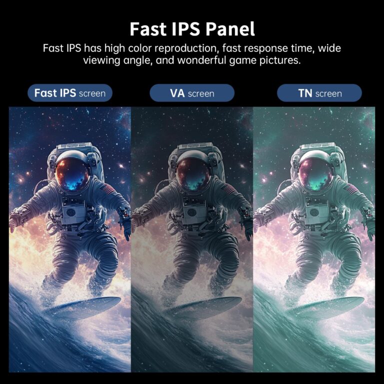 KTC 24.5 Inch 400Hz Gaming Monitor, FHD 1080P 240Hz Computer Monitor, Fast IPS, FreeSync/G-Sync Compatible, HDR400, DisplayPort x2 HDMI x2, VESA, Tilt Adjustable,H25X7 - Image 7