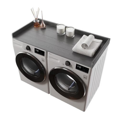 ClimbHope Washer Dryer Countertop HDPE No Installation - Washer and Dryer Topper Covers for The Top Laundry Room Organization and Storage Waterproof