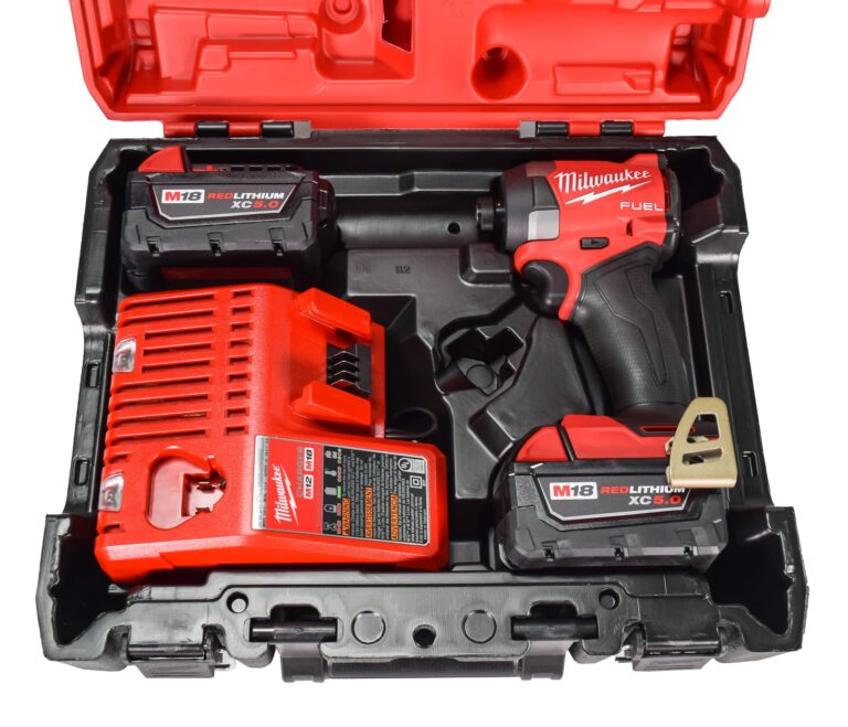 Milwaukee 2953-22 18V Cordless Brushless 1/4" Hex Impact Driver Kit with (2) 5.0Ah Lithium Ion Batteries, Charger & Tool Case - Image 9