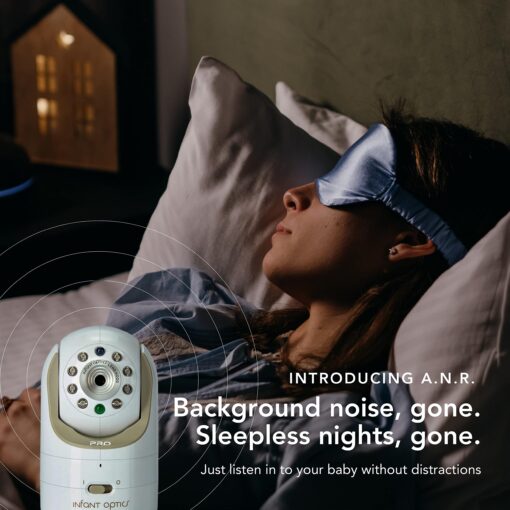 Infant Optics DXR-8 PRO Video Baby Monitor, 720P HD Resolution 5" Display, Patented A.N.R. (Active Noise Reduction), No WiFi, Pan Tilt Zoom, and Interchangeable Lenses - Image 6