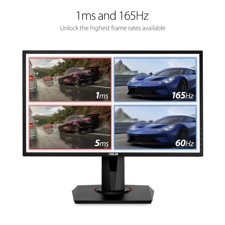 ASUS VG248QG 24" G-SYNC Gaming Monitor 165Hz 1080p 0.5ms Eye Care with DP HDMI DVI,Black - Image 6