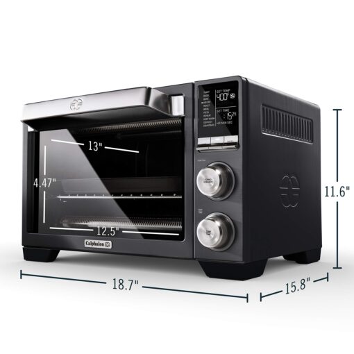 Calphalon Air Fryer Oven, 11-in-1 Toaster Oven Air Fryer Combo, 26.4 QT/25 L, Fits 12" Pizza, Stainless Steel - Image 3