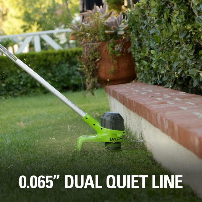 Greenworks ST40B410 Cordless String, 12" Trimmer (4.0Ah), Green & Black - Image 10