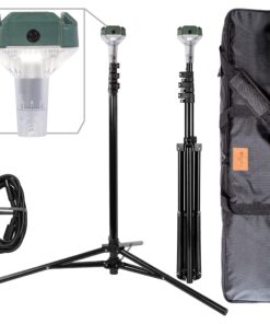 Devos Outdoor | LightRanger 800 Lumen Rechargeable Telescoping LED Lantern | 30 Hour Run Time | Illuminates a 40 Foot Diameter Area | 2 Pack with Padded Case