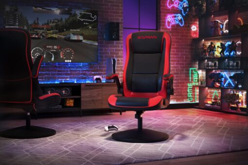 RESPAWN 800 Racing Style Gaming Rocker Chair, Rocking Gaming Chair, in Red RSP 800 BLK RED - Image 7