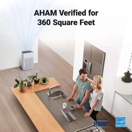 WINIX AM90 Air Purifier for Home Large Room Up to 1740 Ft² in 1 Hr With Air Quality Monitor, True HEPA, Carbon Filter and Auto Mode, Captures Pet Allergies, Smoke, Dust - Image 11
