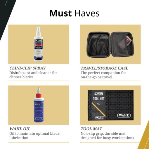 Wahl Professional Cordless Barber Combo Includes Magic Clip Blending Clipper and Detailer Li Trimmer 100 Min Runtime - Image 4
