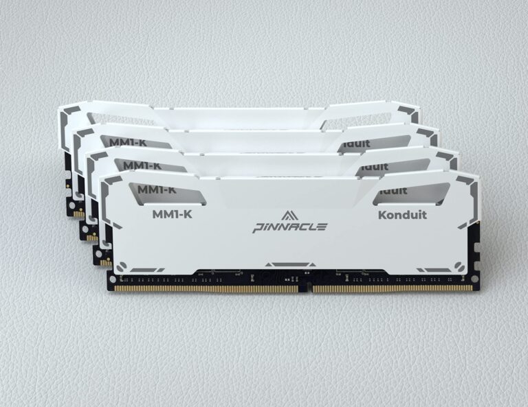 Timetec Pinnacle Konduit 128GB KIT(4x32GB) DDR4 3200MHz PC4-25600 CL16-18-18-38 XMP2.0 Overclocking 1.35V Dual Rank Compatible for AMD and Intel Desktop Gaming PC Memory Module - White - Image 3