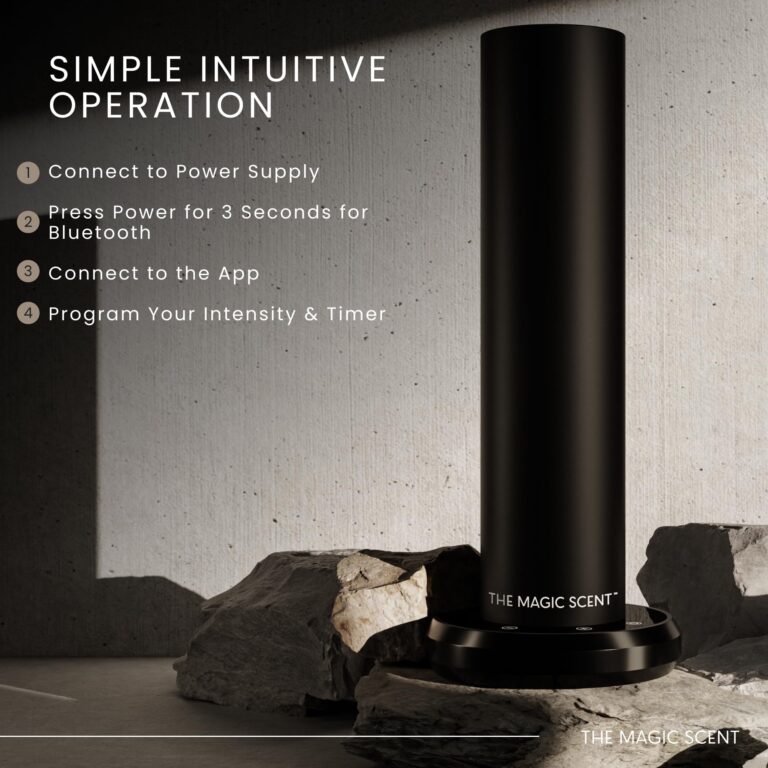 The Magic Scent Bluetooth Diffuser Home & Office - Smart Ultra-Quiet Home & Hotel Diffuser Machine - Waterless Cold-Air Programmable Professional Diffusers for Essential Oils - Aroma Oil Included - Image 3